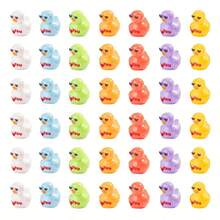 30 pièces de figurines de canard LOVE de couleur et de style aléatoires, un excellent choix pour la décoration d'ambiance, convient pour la voiture, le bureau, Pâques, Halloween, la fête des mères, les cadeaux pour les amis, petites statues décoratives - Multicolore - Voir 6