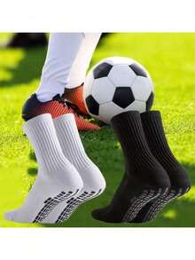 6 đôi tất bóng đá chống trượt có chấm cao su, tất thể thao đế chống trượt, thích hợp cho chạy bộ, bóng đá, bóng rổ, tập thể dục và các môn thể thao nhẹ khác (Gói 6/4/3/1 đôi) - Nhiều màu - Xem 4