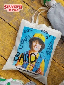 1 chiếc túi xách hình nhân vật hoạt hình Stranger Things được cấp phép chính thức, túi đeo vai/đeo chéo dễ thương, ví kiểu cổ điển, quà tặng sinh nhật Netflix dành cho nữ. - FB-CR2383 - Xem 7