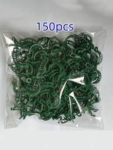 150pcs Large Size Durable Garden Trellis Clips - Ideal For Supporting Tomatoes, Grape Vines And Vegetables - Multicolor - View 13
