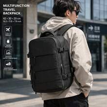 Vali xách tay Ryanair - 42 x 30 x 20 cm (16.52 x 11.81 inch), Chống thấm nước, Túi đựng laptop dành cho sinh viên, Vừa laptop 15.6 inch, Túi đại học, Chuẩn bị cho năm học mới - 1001 - Xem 11
