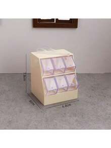 Estante de dulces de supermercado realista en miniatura, caja de almacenamiento, estantería de almacenamiento, juego de imitación, escena en miniatura, adorno pequeño para casa de muñecas, juguete - Multicolor - Ver 3
