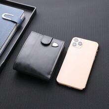 Ví ngắn tối giản dành cho nam CarrKen, ví gập đôi đa chức năng đựng thẻ tín dụng. - Nhiều màu - Xem 8