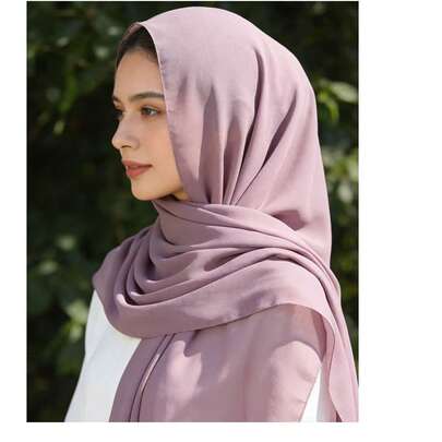 Fashionable Solid Color Chiffon Scarf, Elegant Soft Breathable Scarf For Casual Outdoor Sun Protection, Elegant Chiffon Scarf: Timeless Classic