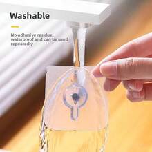 5pcs/10pcs/20pcs Adhesive Hooks, No Drill Damage, Strong Sticky Wall Hooks For Photo Frames, Paintings, No Nails Required - Multicolor - View 3