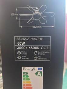 Ceiling Fan - White - View 4
