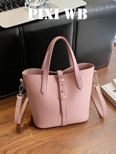 这款时尚优雅的女士手提包/水桶包配有顶部提手。用途广泛，适合通勤、工作、旅行、聚会和购物等各种场合，是职场女性、购物女性和约会女性的理想之选，也是馈赠亲朋好友的绝佳礼物。