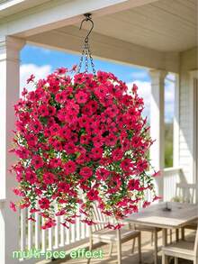 1 Stück künstliche lila Weinblume Dekoration, inklusive realistischer Eukalyptusblätter und lila Prunkwinde, geeignet für Hochzeit, Zuhause, Büro, Garten Dekoration, Geburtstag, Jahrestag, Feiertage, Abschluss, ganzjährig, UV-beständig - Verschiedenfarbig - Übersicht 8
