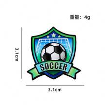 1pc Exquisite Football League Creative Metal Badge Brooch Souvenir Clothing Bag Accessory - View 5