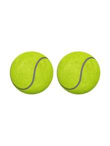 Dog Tennis Ball, Anti-Bite Fetch Toy, Floating Interactive Training Ball, Durable Chew Toy For Small/Medium/Large Dogs, Outdoor Retrieving Pet Toy - Multicolor - View 5
