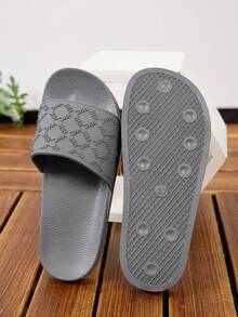 Dép thời trang mới dành cho nữ, đế cao su đàn hồi cao, dép xỏ ngón bằng nhựa, thoải mái, mềm mại, đa năng, nhẹ, bền, thích hợp đi làm, ở nhà, dép đệm êm ái. - Xám - Xem 11