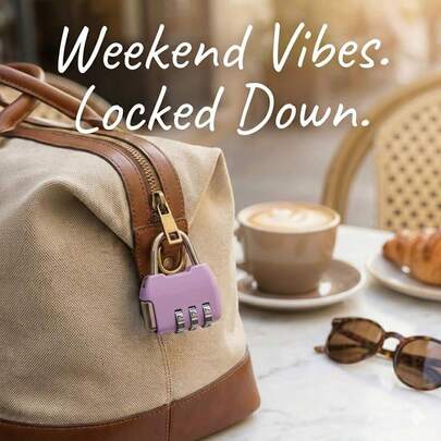 قفل مركب قطعة واحدة، قفل مفتاح صغير مصنوع من سبيكة الزنك، مناسب للمدرسة وخزانة الجيم والحقيبة والحقيبة المحمولة والحقيبة الظهر والخزانة والدرج وصندوق الأدوات