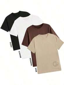 Men's Corinthians Heart Team T-Shirt, 100% Cotton, 30.1 Thread Count, New Release - 黑色 - 查看 5