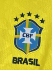 Men's Vini Jr. National Team Jersey 26/27 Yellow - Yellow - View 2