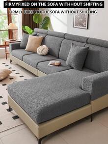 1 tấm bọc ghế sofa co giãn, dày dặn, ấm áp, chống trượt, phủ kín toàn bộ ghế sofa, bọc ghế sofa đa năng 4 mùa, tấm bảo vệ ghế sofa bằng vải, có thể giặt máy, thân thiện với thú cưng, phù hợp với phòng ngủ, văn phòng, phòng khách và ghế sofa hình chữ L, ghế 1/2/3/4 chỗ ngồi. - Màu xám đen - Xem 7