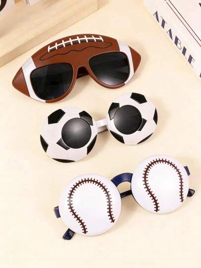 1pc Creative Sports Selfie Prop Glasses, Funny Photo Booth Accessory For World Cup, Sports Events, Halloween, Christmas