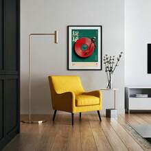 1 pezzo cartellone di dischi in vinile giapponese, opera d'arte da parete per giradischi DJ, decorazione musicale retrò, stampa giapponese rossa e verde, regalo per amanti del vinile, decorazione per amanti della musica, senza cornice - musica - Visualizzare 9
