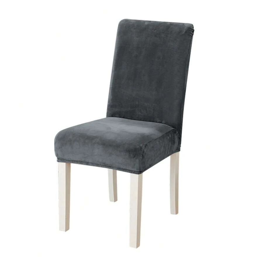 Kitchen Chair Covers - Carbon Ash - View 1