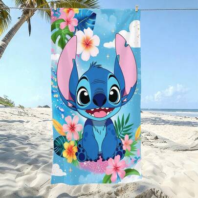 Khăn tắm biển hoạt hình dễ thương (Gói đơn) - Với thiết kế hoạt hình kinh điển, sản phẩm đa năng này có thể được sử dụng như một phụ kiện đồ bơi thời trang hoặc khăn tắm thông thường. Khăn tắm biển phong cách này có khả năng thấm hút nước tốt, thích hợp cho phòng tắm, bơi lội, tập thể dục, yoga, v.v.