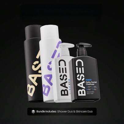BASED Complete Care Kit |   Shower Duo + Skincare Duo |   , Soothing, Effective