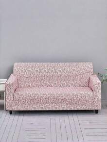 1pc Milk Silk Fabric Non-Slip Elastic Decorative Sofa Cover, Suitable For 1/2/3/4 Seater Sofa, Pet-Proof, Dust-Proof, Printed Minimalist Polka Dot, Versatile For Spring, Summer, Autumn, Winter - Multicolor - View 6