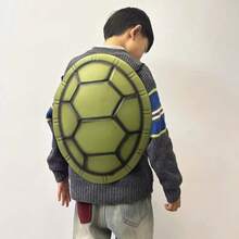 5pcs/1set EVA Turtle Shell Costume Set With 4 Felt Masks, Suitable For Children Halloween Birthday Party Cosplay Role Play - Multicolor - View 3