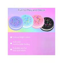 4Pack Taba Squishy Fidget Toys,Cookie Taba Squishy Toys,Ultra-Soft Stress Relief Toys For Adult,Sensory Toys With Cute Design,Anxiety Relief Party Favors - 菸草 - 查看 2