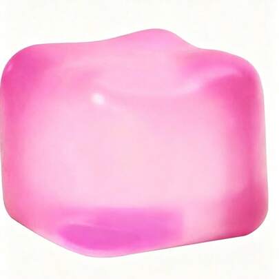 压力立方体减压球，一款手持式桌面玩具，可缓解焦虑，适合用作办公桌装饰、课堂奖励、派对礼品和节日礼物（迷你冰块挤压玩具）