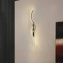 1pc Rechargeable Wall Light, Nordic Wall Lamp, Dimmable With Remote Control, 60/80cm LED Long Strip, Easy To Install For Bedroom Living Room Corridor Staircase Restaurant - Stepless Dimming - View 10