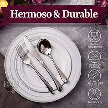 Disposable Plates, Bowls & Cutlery - As Pic - View 4