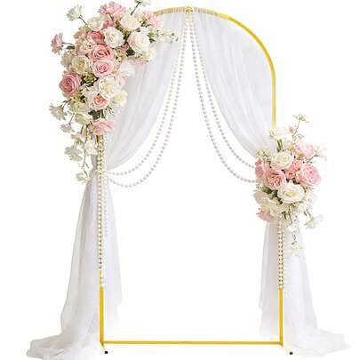 Kit Arco Globos, 1.8m/2m/2.2m Kit De Arco Para Globos Cuadrados, Marco De Arco De Boda Grande Ajustable Telón De Fondo Rectangular Soporte Decoraciones De Puerta De Fiesta, Aros Metálicos Grandes Para Globos, Ideal Para Fiestas De Cumpleaños, Bodas, Despedida de Soltera, Graduación