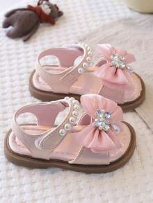 2025 New Summer Korean Style Soft Bottom Performance Shoes, Versatile Princess Round Toe Children Sandals For Girls - Pink - View 5