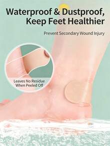 Anti-Friction Heel Pads, Toe Pads, Invisible Anti-Chafing Stickers, Suitable For Foot Care, Protection, Women's High Heels, Women's Shoes, Men's Sneakers, Men's Dress Shoes, Daily Wear, Back To School, Women's Boots Accessories, Outdoor, Sports, Travel, Home, Office, School, Holiday Gifts - B-apricot - View 3