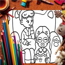 1 Beach Vacation Happy Time Coloring Book 24 Sheets (120gsm Thick Paper) Upgraded Deluxe Edition (Suitable For Easter, Thanksgiving, Christmas, New Year And Valentine's Day Gifts) - Single Piece - View 4