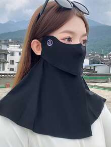 1件女款半臉面罩，戶外騎行防曬，無需取下即可飲水，3D設計，適合戶外活動、騎行、開車，夏季配件 - 彩色 - 查看 2