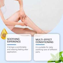 Exercise Repair Relieve Veins Leg Repairing Cream Mild Leg Massage Soothing Body Care Leg Relief External Use - Default - View 3