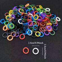 20pcs Colorful Silicone Elastic Key Covers, PVC Waterproof Key Protectors, Key Organizers & Identifiers, Key Chain Accessories (Random Colors) - one-size - View 10