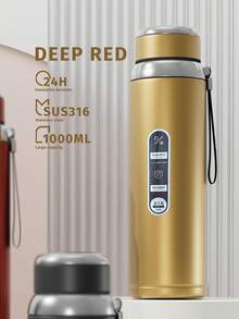 1000ml Stainless Steel Portable Insulated Cup Large Capacity Tea Cup Water Bottle Suitable For Outdoor Camping Travel - Multicolor - View 14