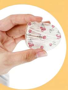 1pc Transparent Makeup Tool, BB Cream Foundation Powder Puff Pad, Soft Fitting Powder Puff Pad, Honey Air Cushion Dry & Wet Dual-Use Powder Puff Pad - Multicolor - View 4