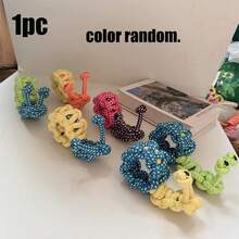 Đồ chơi móc dây xích hình ốc sên dễ thương cho chó, làm từ chất liệu cotton dệt bền chắc, đồ chơi kéo co tương tác phù hợp cho chó con cỡ vừa và nhỏ, đồ chơi giúp làm sạch răng cho thú cưng. - Màu sắc tùy ý - Xem 11