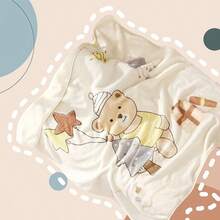 1pc Baby Blanket, 100% Polyester Fabric, Soft & Skin-Friendly, Highly Absorbent, Cartoon Floral Pattern, Can Be Used As Baby Bath Towel - Multicolor - View 11