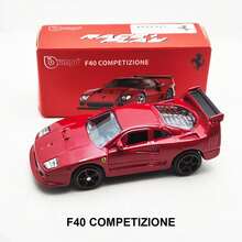 Burago 1:64 比例法拉利 SP3、LaFerrari、SF90、F40、F50、FXXK 合金压铸汽车模型，微型收藏玩具车，逼真展示品 - 彩色 - 查看 20