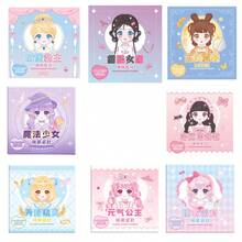 1 Set/4 Sets Libros de pegatinas para vestir muñecas para niñas, Libros de pegatinas para vestir princesas de dibujos animados, Libros de rompecabezas de maquillaje de personajes retro lindos, Pegatinas para vestir muñecas DIY para niñas, Pueden inspirar la imaginación y creatividad de los niños, Desarrollar habilidades manuales y estéticas a través del juego - Multicolor - Ver 24