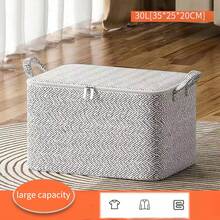 Túi vải đựng đồ gấp gọn dung tích lớn, túi sắp xếp quần áo và chăn ga, thích hợp cho phòng ngủ, ký túc xá, dễ sử dụng, tiết kiệm không gian, lý tưởng cho du lịch và sắp xếp quần áo/đồ dùng theo mùa. - Nhiều màu - Xem 10