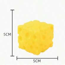 巨型奶酪方块挤压玩具，创意可变形慢回弹方形奶酪，柔软玩具，可爱小饰品，Needo，软奶酪玩具，软饺子 - 1PC - 查看 13