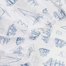 Nautica Cotton Percale Sheet Set, Complete, White, Single Bed - White Wood - View 2