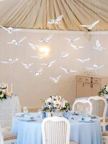 10 chiếc đồ trang trí treo hình chim ruồi bằng pha lê acrylic trong suốt, mặt dây chuyền hình chim, trang trí đám cưới, trang trí ánh nắng mặt trời, trang trí trần nhà, tượng chim, trang trí cây cối, trang trí sân khấu đám cưới, trang trí tiệc tùng, trang trí cửa sổ, trang trí phòng ngủ, trang trí ngoài trời, trang trí nhà cửa sinh nhật. - Một kích cỡ phù hợp cho tất cả - Xem 4