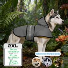 Summer Lightweight Pet Raincoat With Hood And Reflective Strip Design, Universal For Small, Medium And Large Dogs, Lightweight Hook And Loop Dog Raincoat Pet Rain Cape - Multicolor - View 34