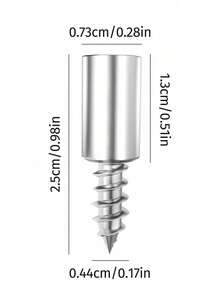 Bộ 20 chốt đỡ kệ đa năng kèm ốc vít, thích hợp cho tủ, kệ sách, tủ quần áo và đồ nội thất, dễ lắp đặt, cố định chắc chắn. - A - Xem 3