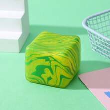 One Squeeze Toy, Color Randomly Shipped. Maltose-Textured Water Cube Squeeze Toy, A Stress Reliever For Office Workers. - Random Color - View 4